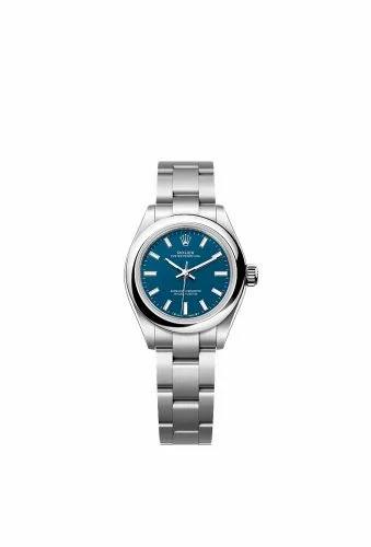Rolex Oyster Perpetual 28 Stainless Steel / Med Blue 276200-0011 (M276200-0011)